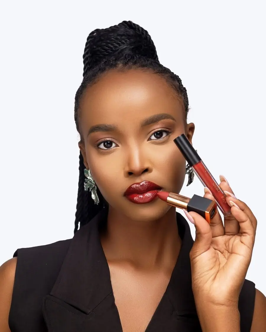 Radiant red lip looks for dark skin