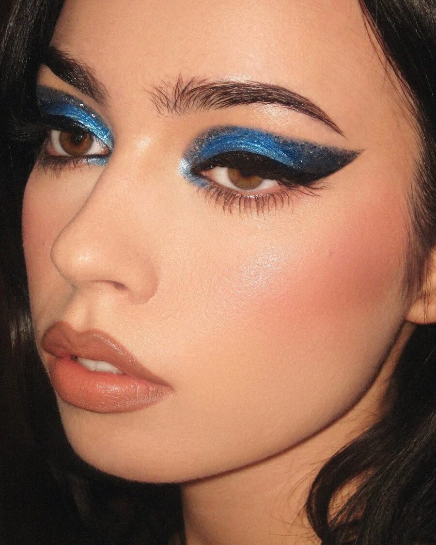 Bold Blue Eyes for a Night Out