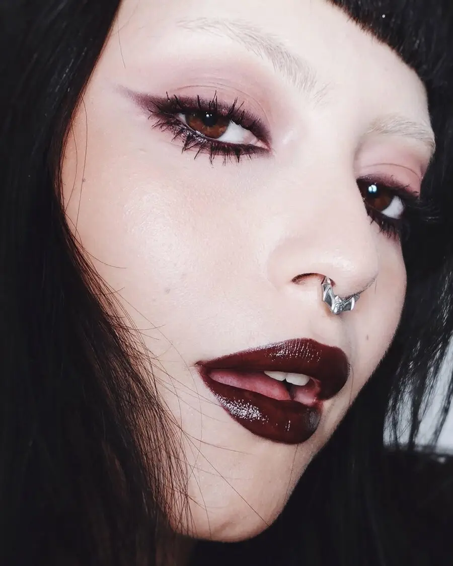 Dramatic Eyes with Bold Lip Color
