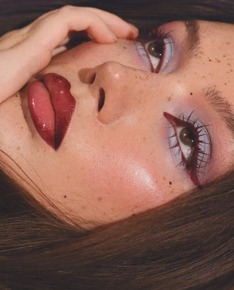 Glamorous Date Night Makeup with Colorful Touch