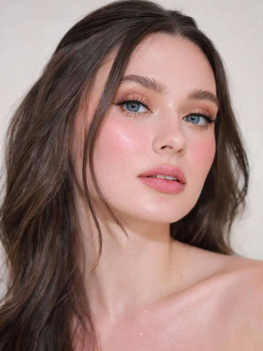 Glamorous makeup for a romantic night out