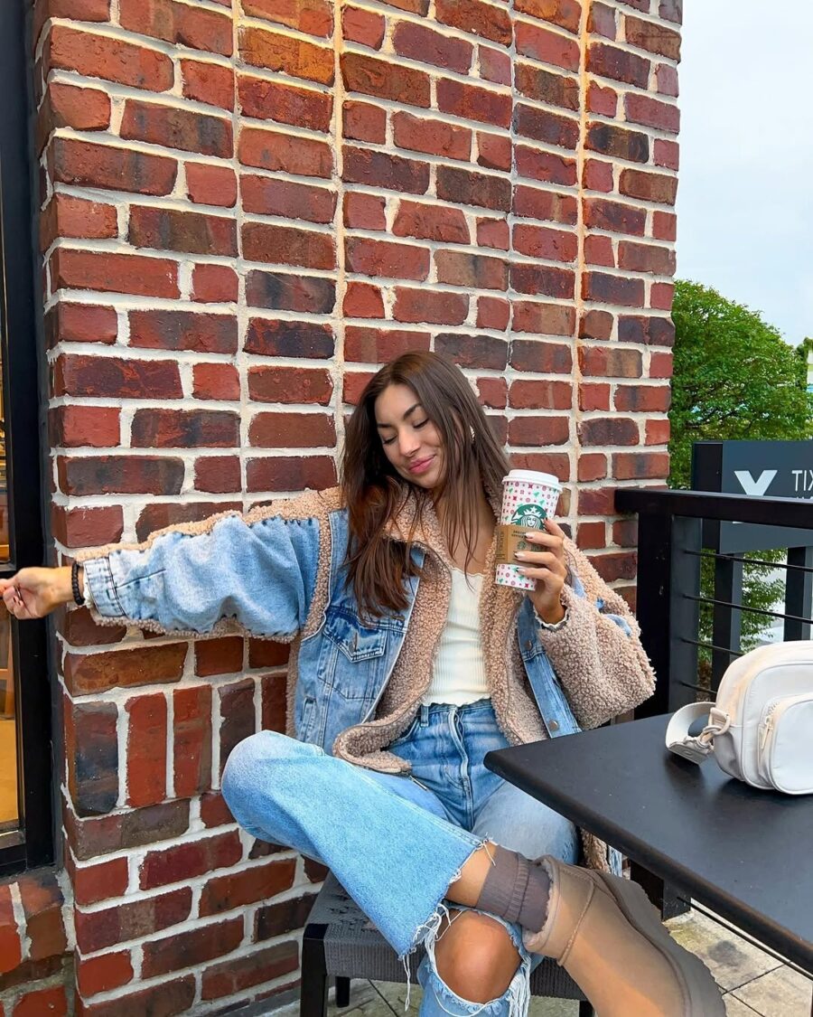 Chic Casual Denim Jacket Street Style Look