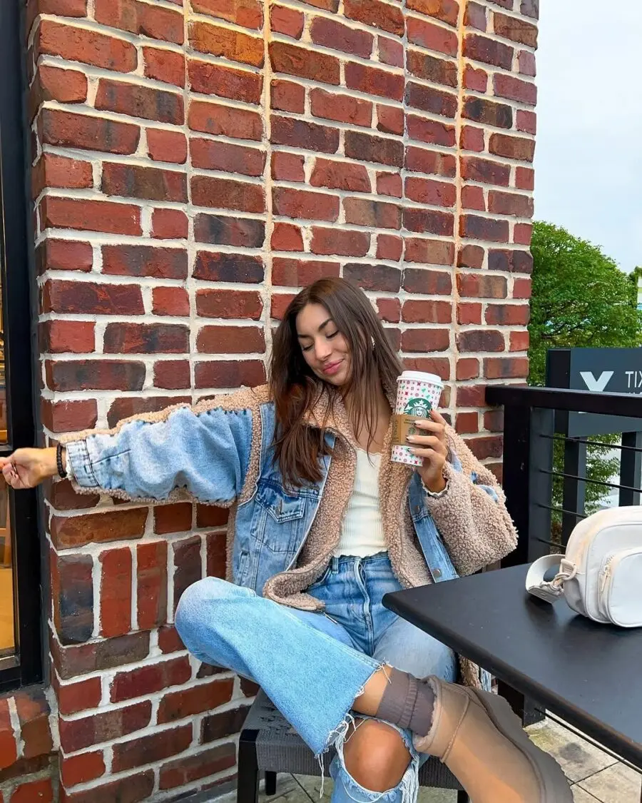 Chic Casual Denim Jacket Street Style Look