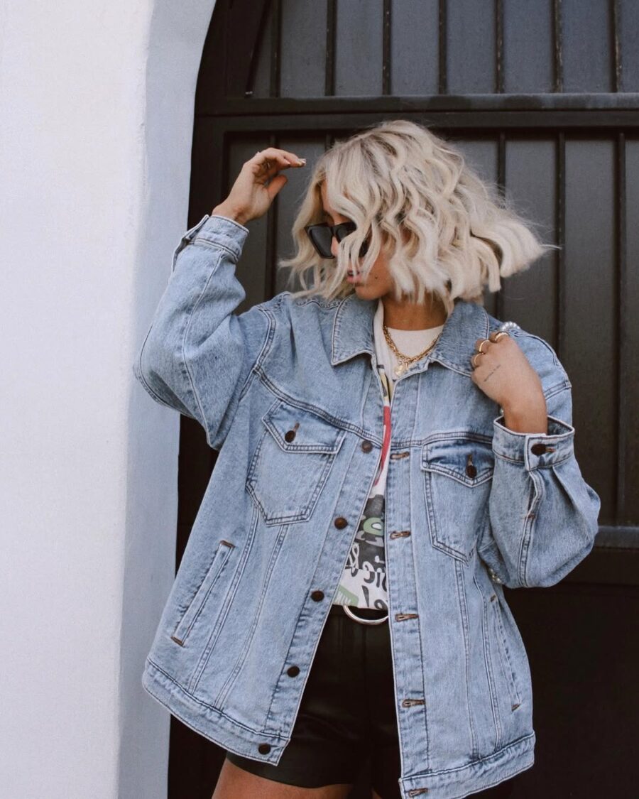 Chic Denim Jacket Styled for Everyday Wear
