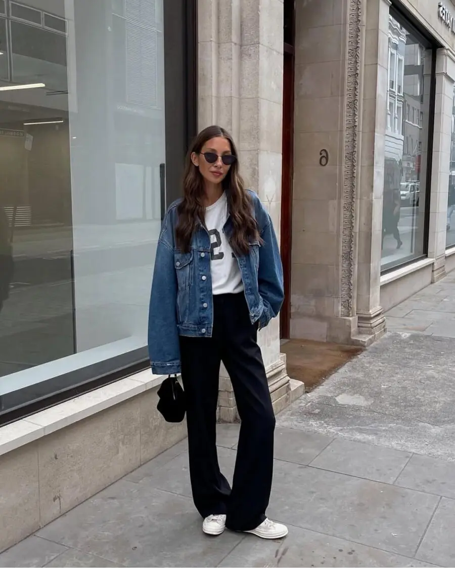 Stylish denim jacket for effortless urban vibes
