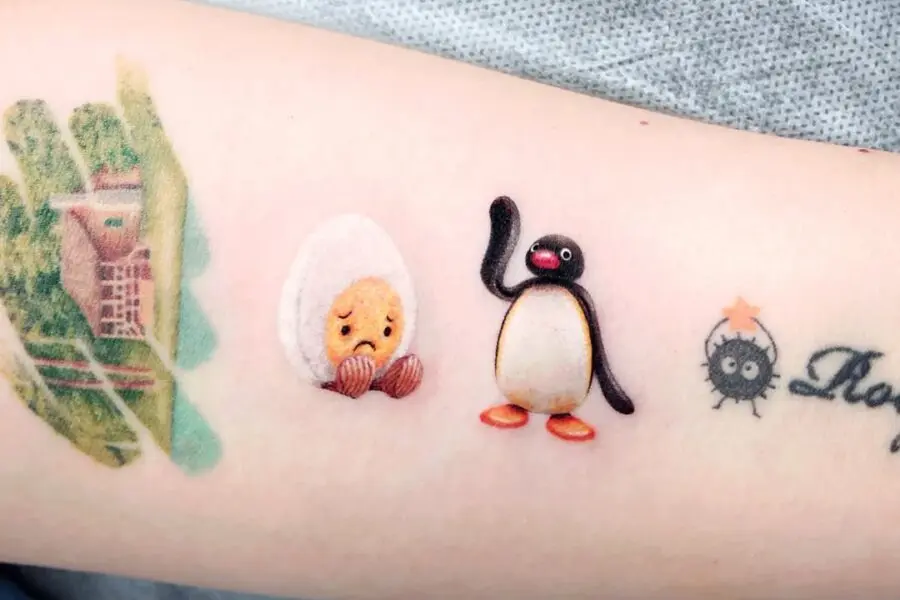 Unique egg-themed tattoo designs for playful vibes