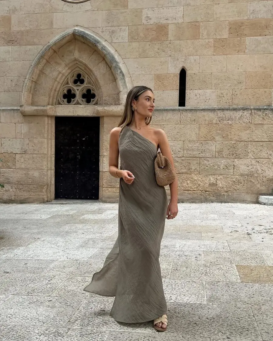 Stylish Summer Long Dress Outfit Inspiration