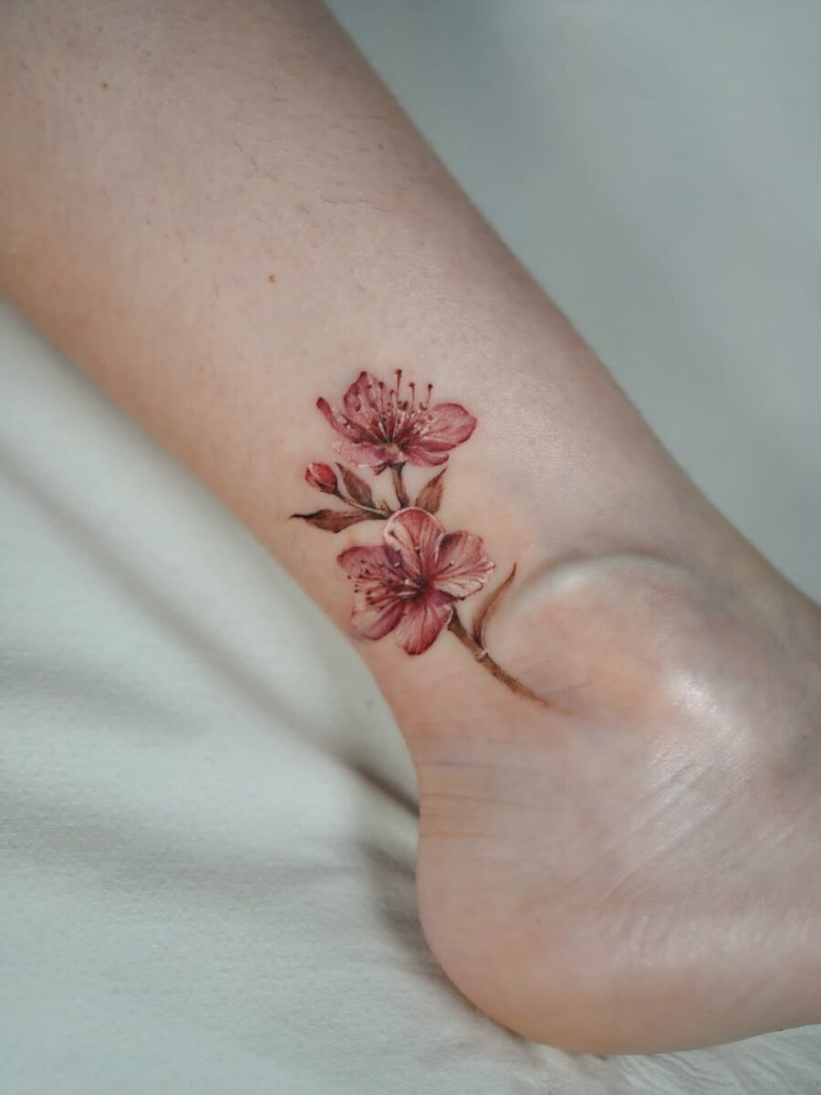 Delicate pink blooms for a graceful look