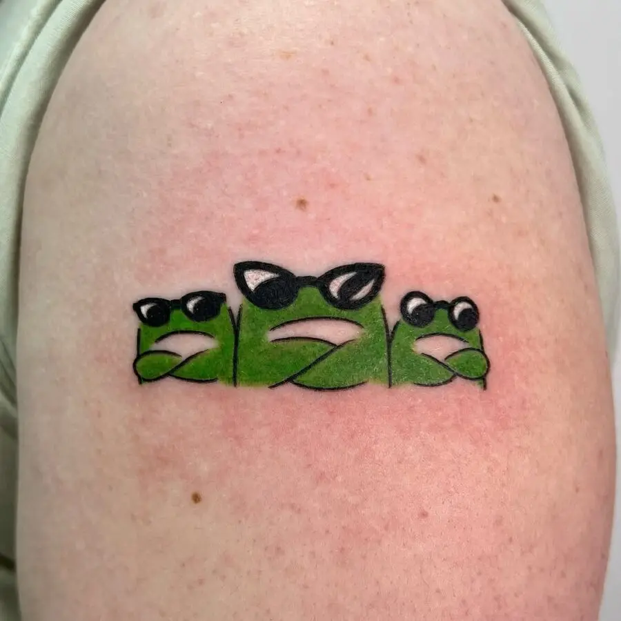 Cool Frogs Rocking Their Sunglasses