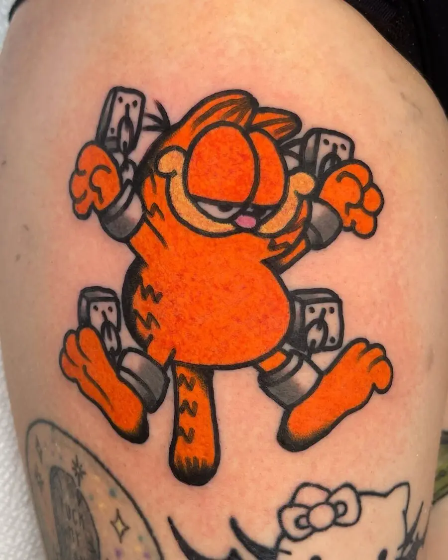 Garfield with unexpected mouse traps humor
