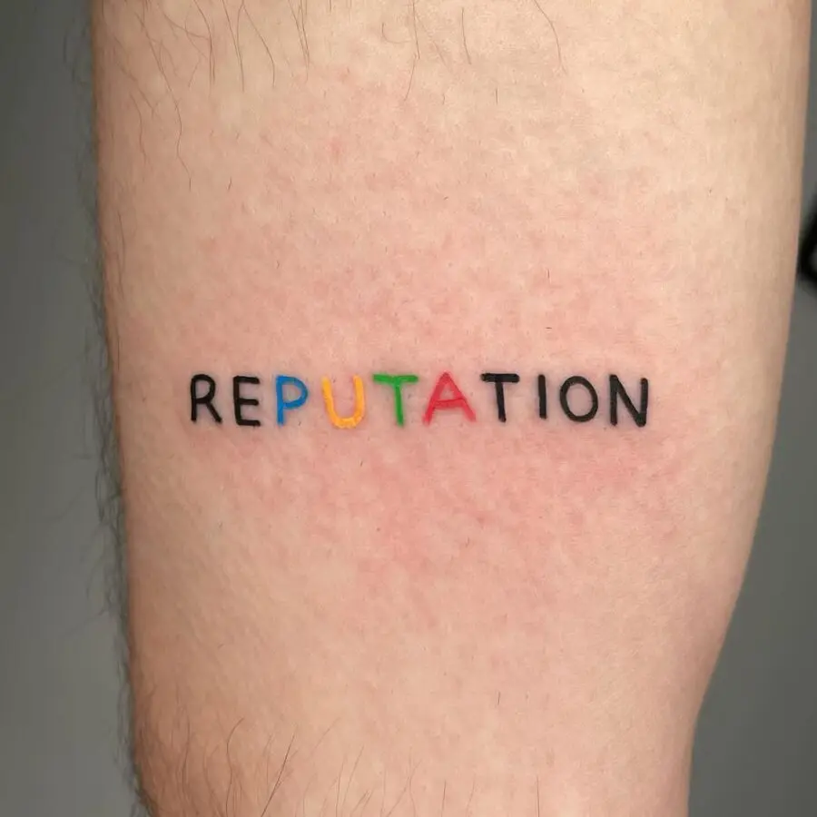 Playfully unique take on reputation ink