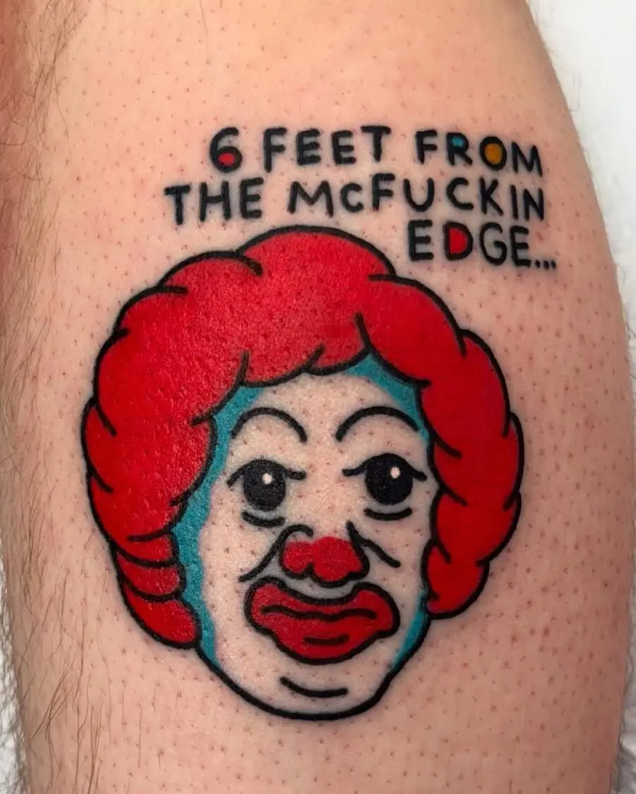 Humorous twist on a classic fast food icon