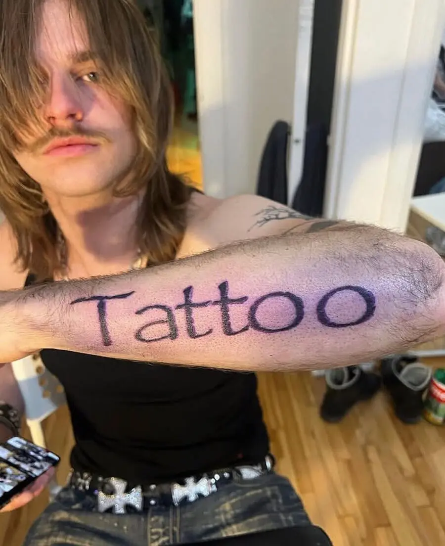 Hilarious tattoo fail on the arm