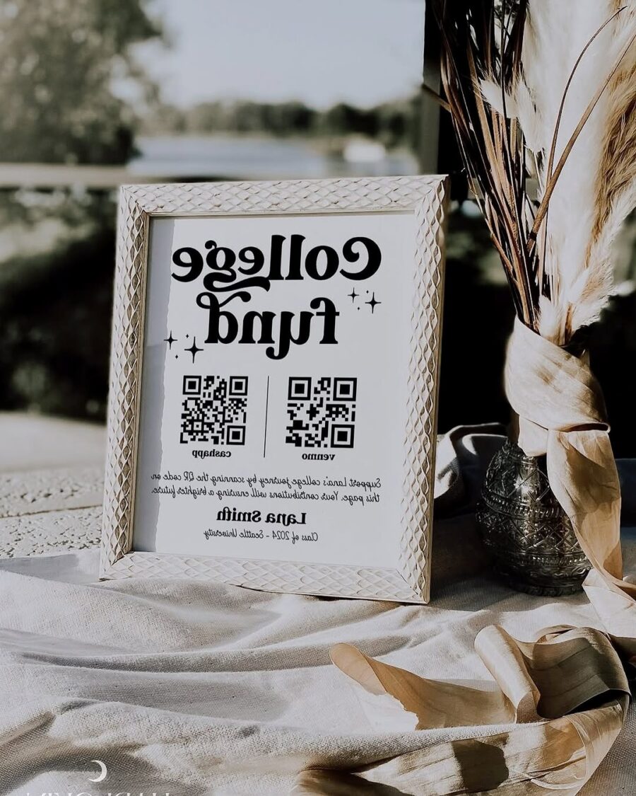 Stylish graduation celebration with personalized decor