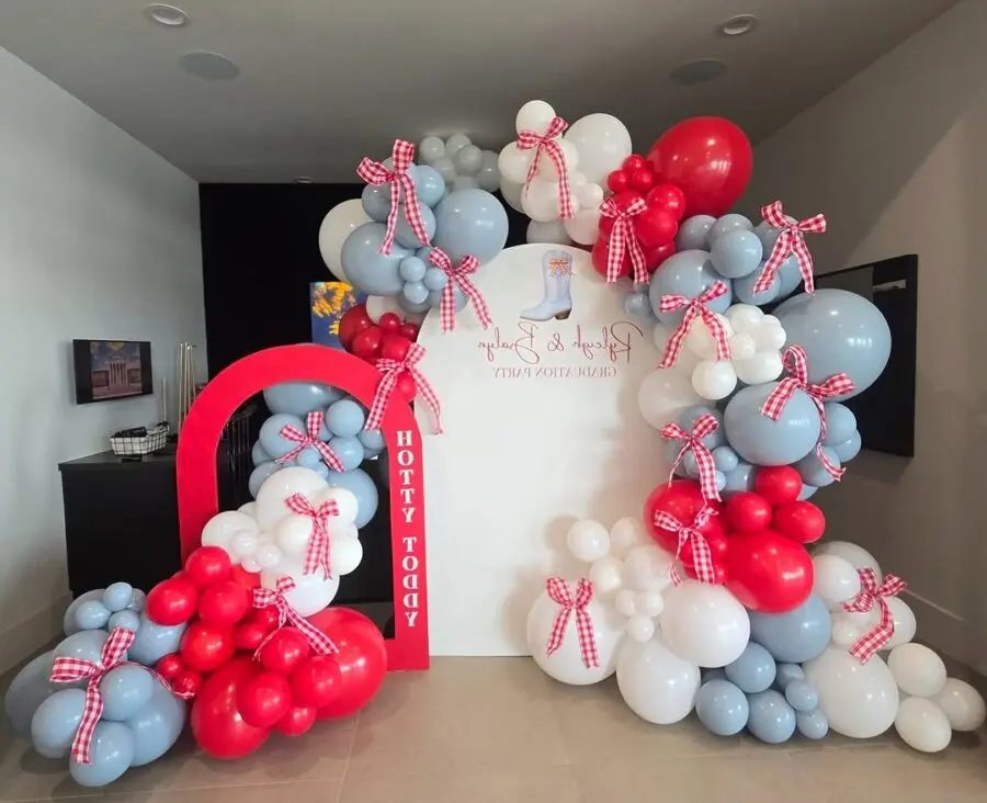 Vibrant Balloon Arch for Graduation Celebrations