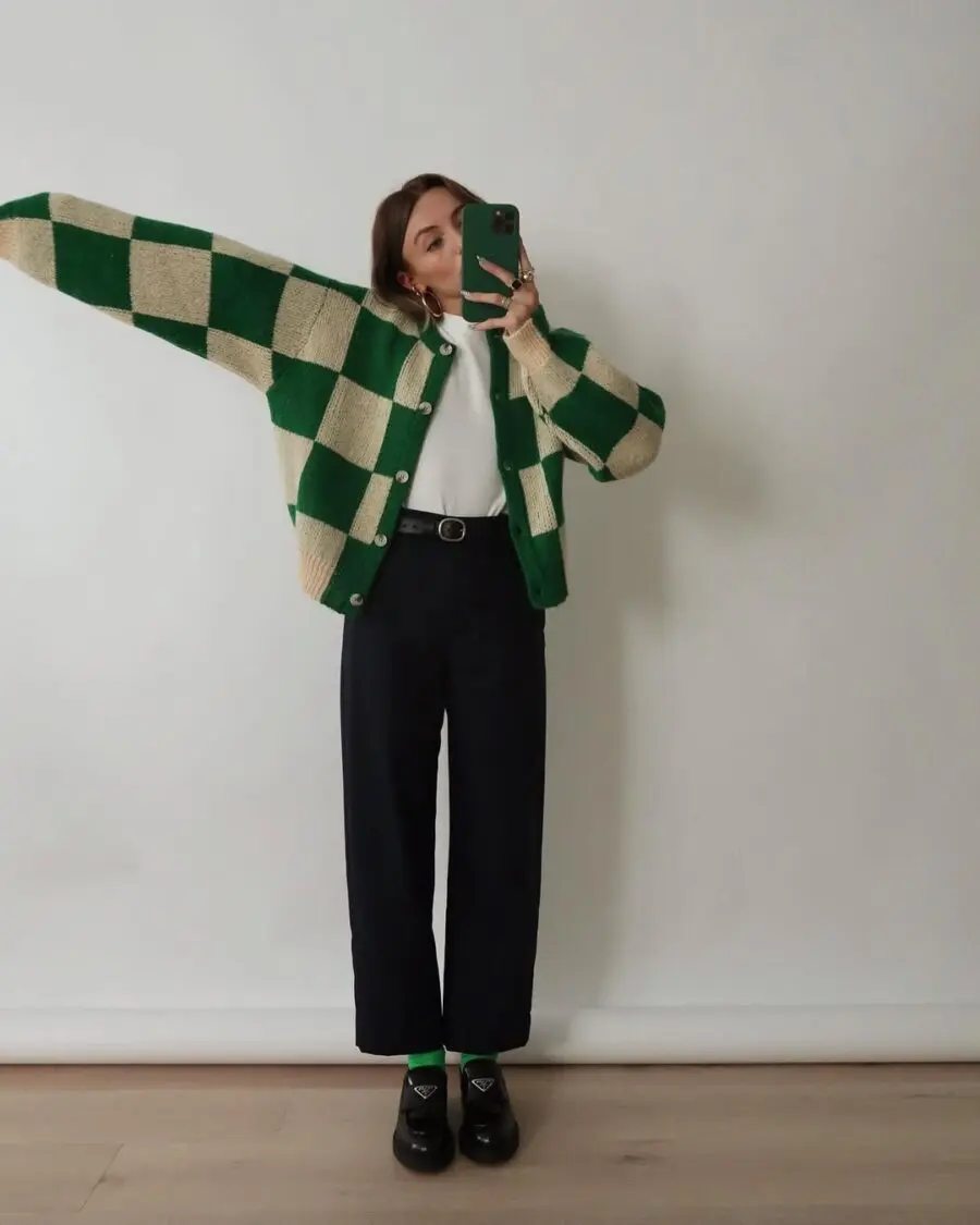 Chic and Fun: Checkered Comedy Style