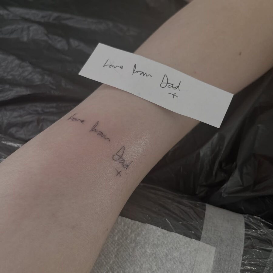 Personalized touch in heartfelt tattoo design