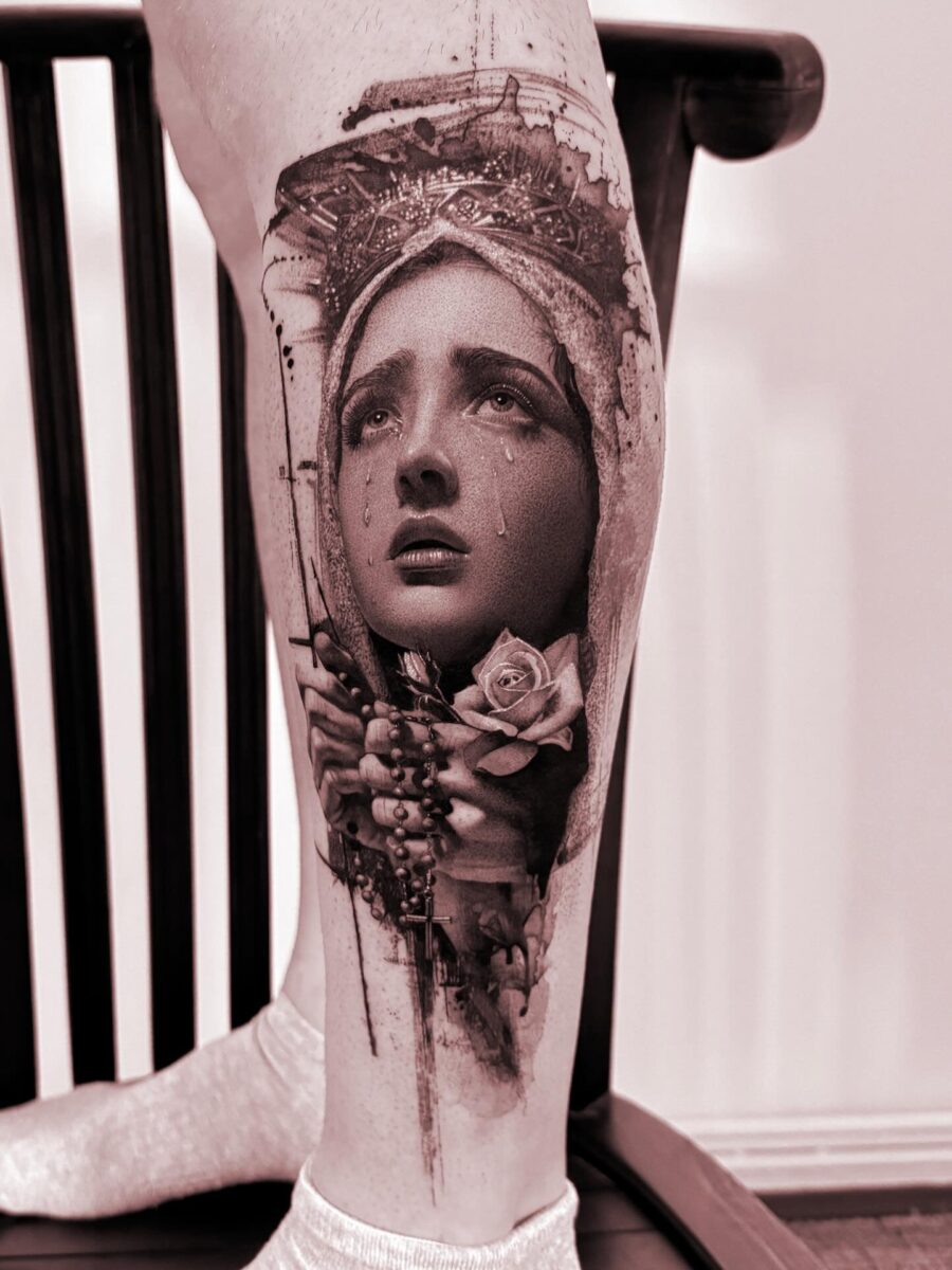 Emotional realism captured in stunning tattoo art
