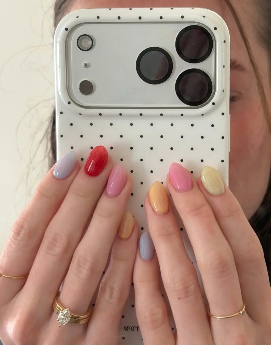 Colorful Jelly Nails for a Fun Look