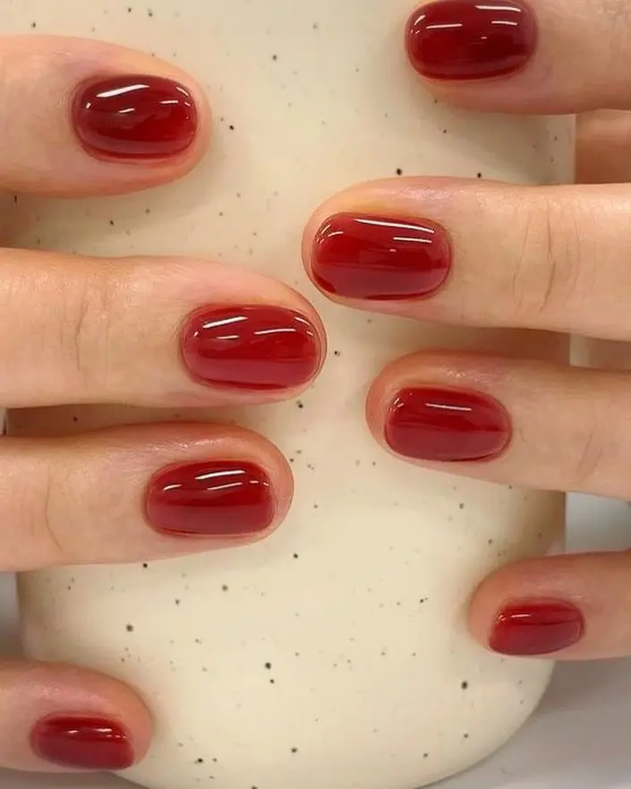 Elegant Jelly Red Nail Inspiration for All Occasions