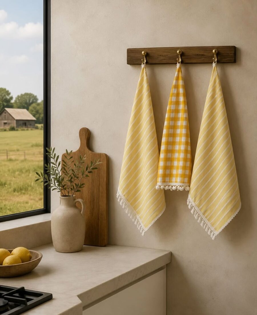 Charming lemon-themed kitchen accents in cozy spaces