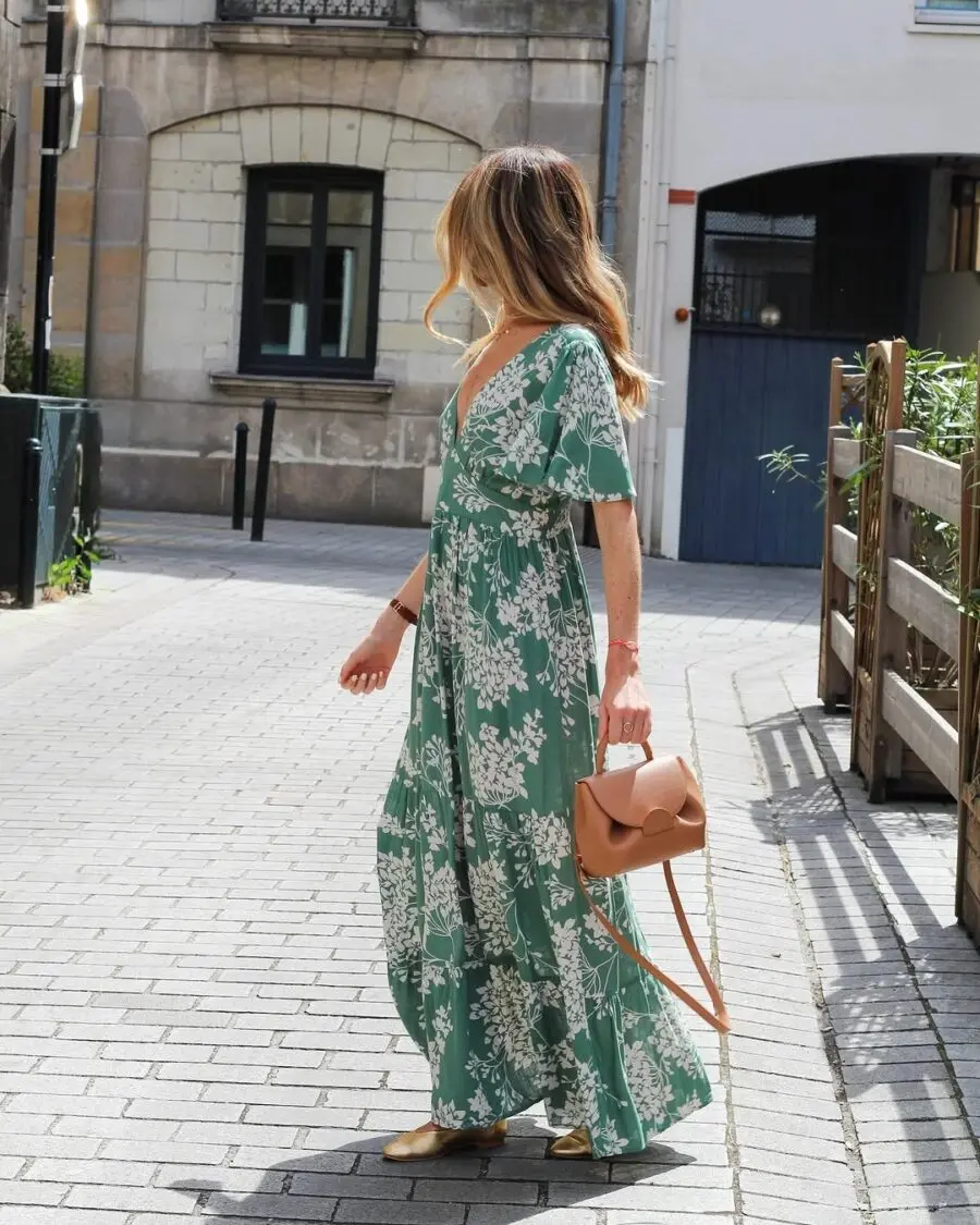 Chic Floral Maxi Dress for Effortless Vibes