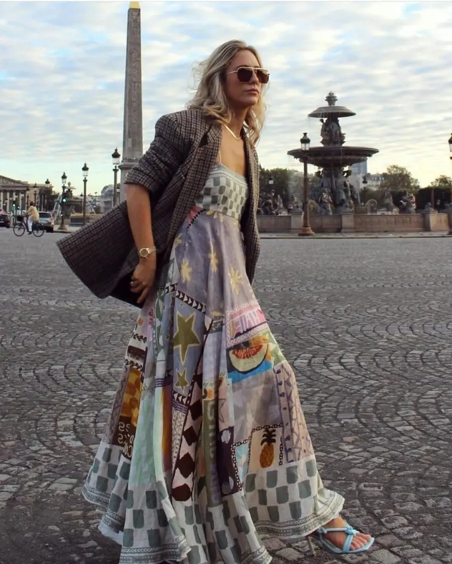 Chic Long Dress Outfit for Effortless Style