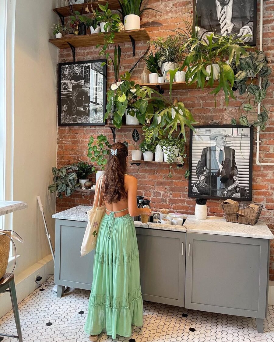 Chic Long Dress for Casual Café Vibes