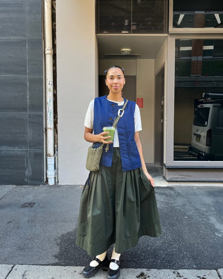 Chic Long Skirt Look for Street Style Vibes