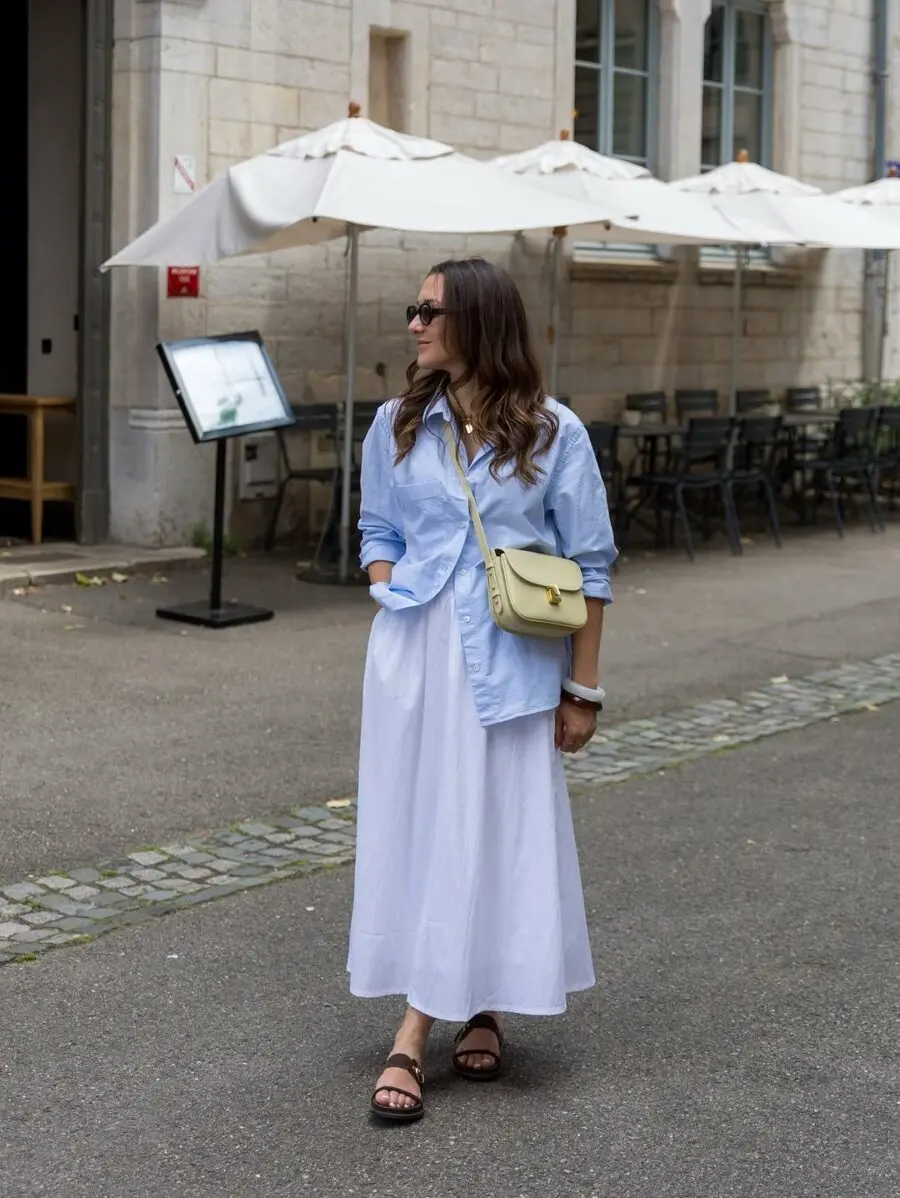 Stylish Long Skirt Outfit for Casual Days