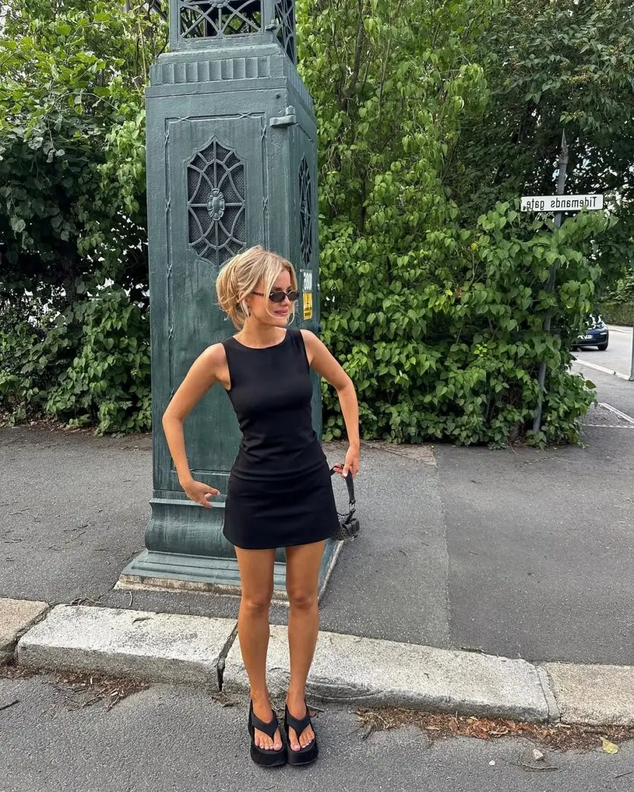 Chic and Casual Mini Dress Ensemble