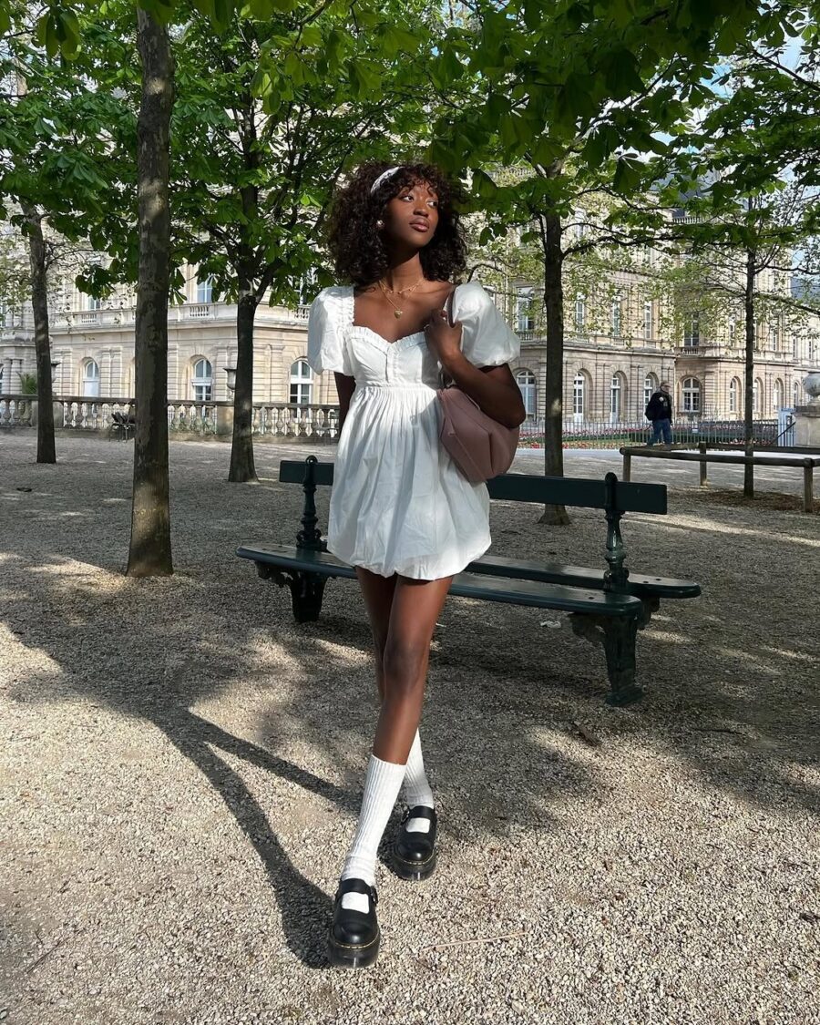 Charming Mini Dress for Spring Outings