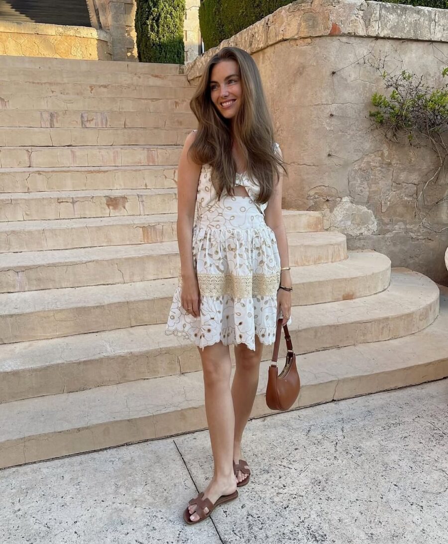 Charming Summer Mini Dress With Rustic Vibes
