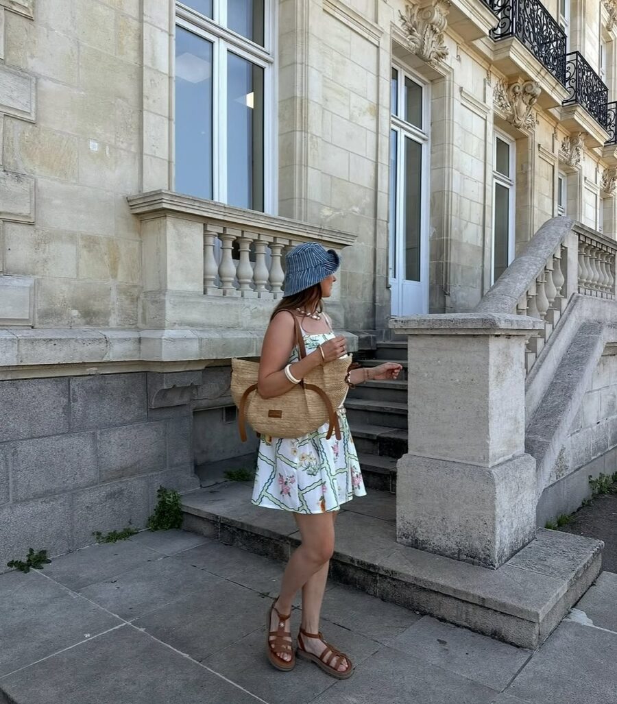 Effortless summer style with a mini dress