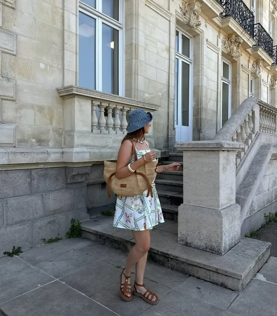 Effortless summer style with a mini dress