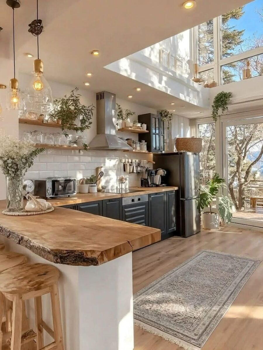 Bright and airy modern kitchen design