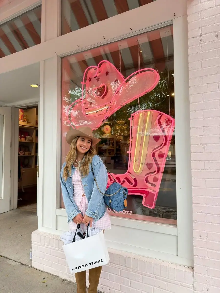 Charming cowgirl vibe perfect for Nashville days