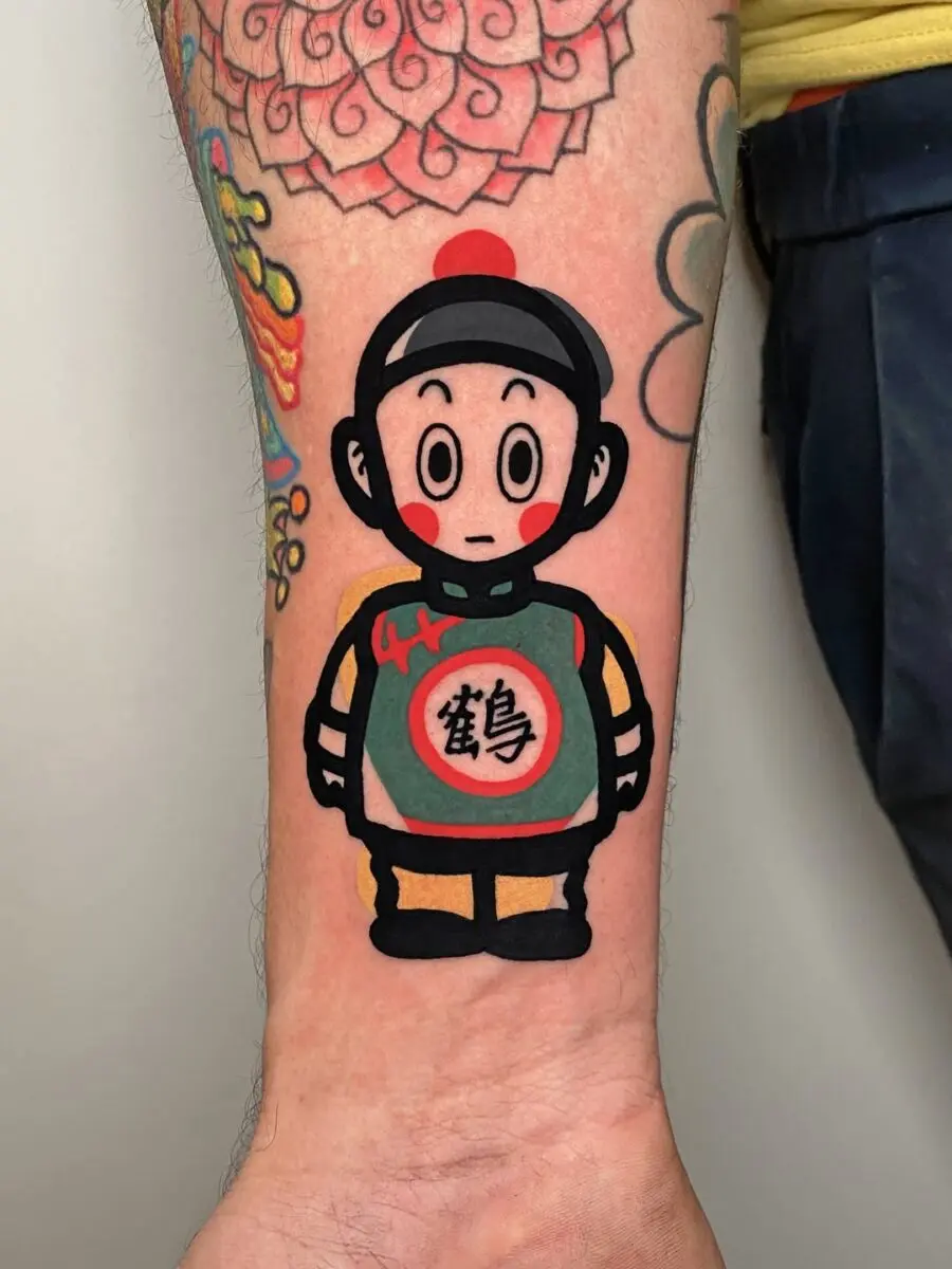 Playful cartoon design with vibrant colors