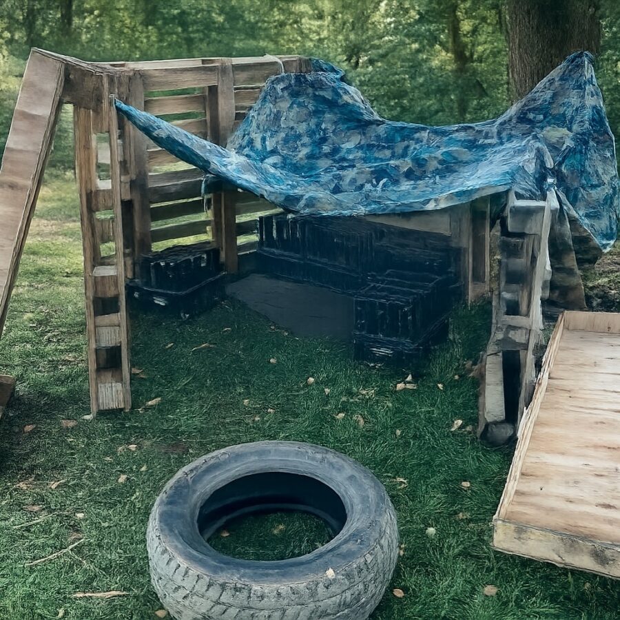Creative Kids' Outdoor Playhouse Decor