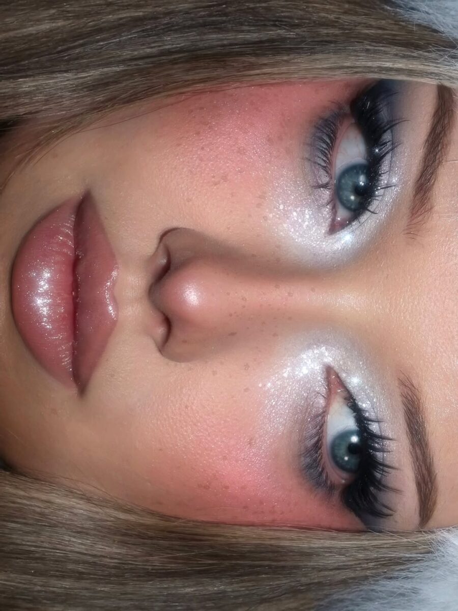 Sparkling glam for a vibrant night out