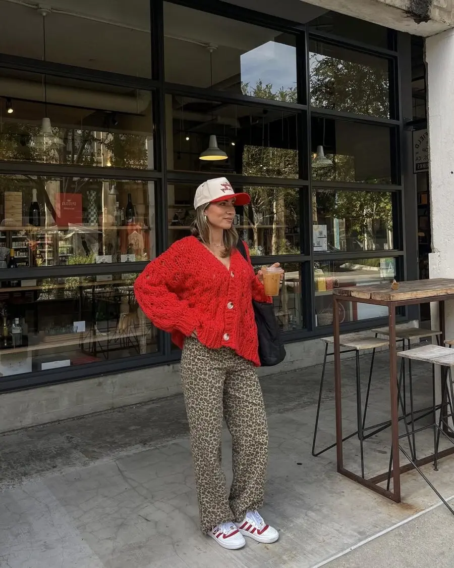 Bold Animal Print Meets Cozy Knits