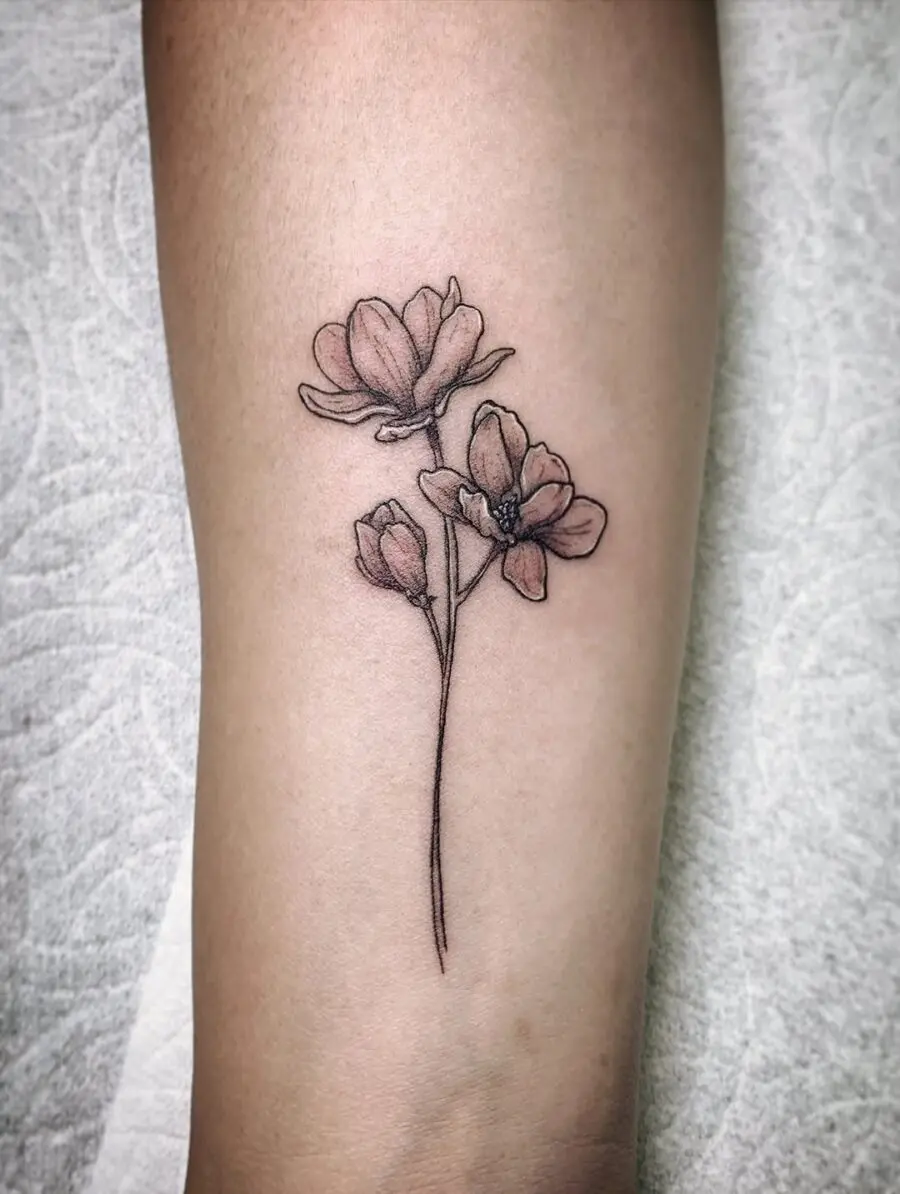 Elegant Sampaguita Tattoo With Floral Motifs