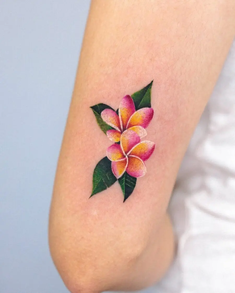Vibrant Sampaguita Tattoo with Floral Elegance