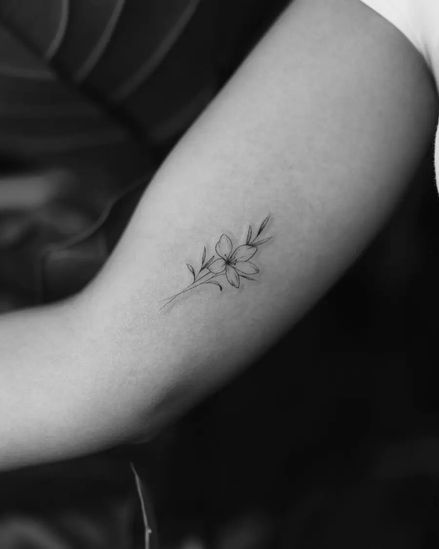 Delicate Sampaguita Tattoo on Arm
