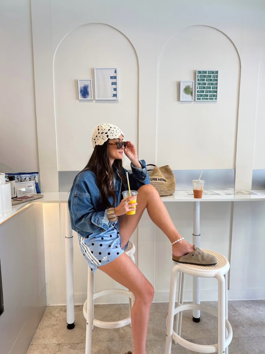 Effortless summer look with playful vibes