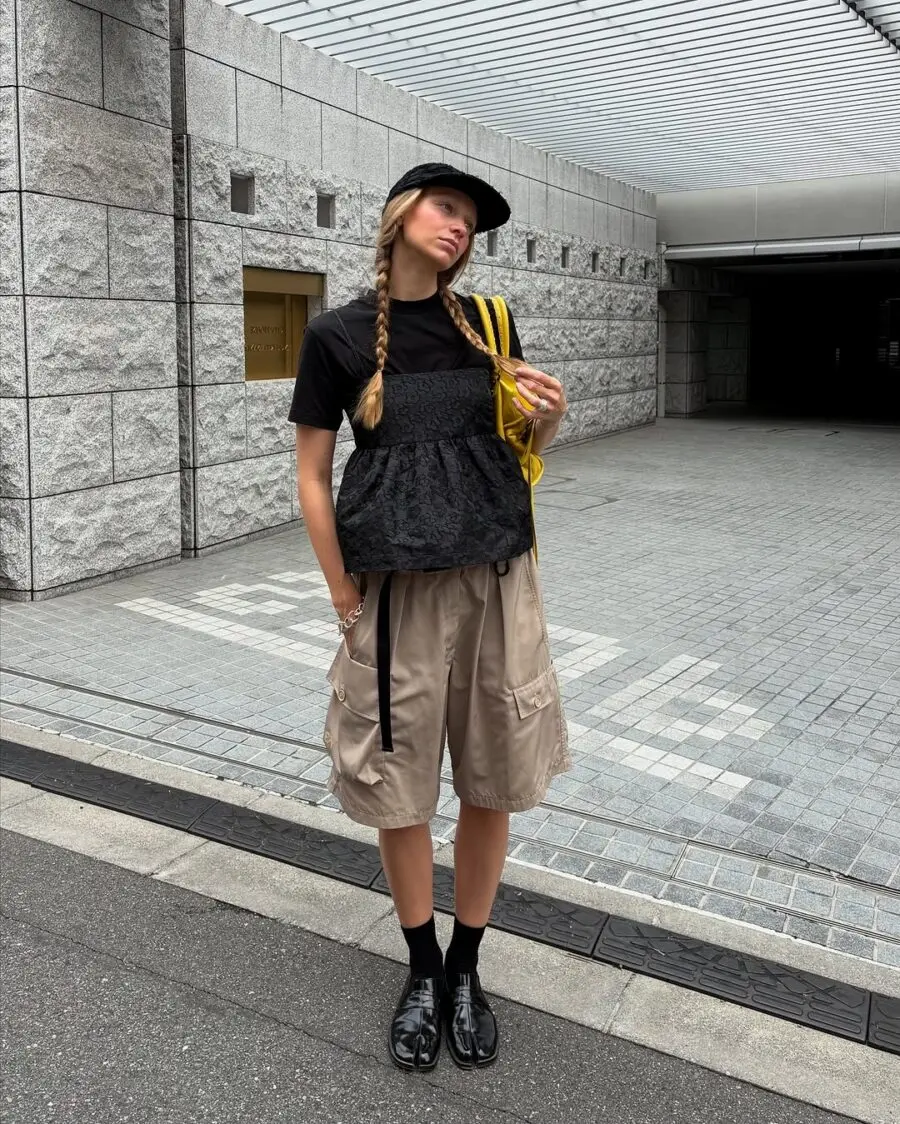 Stylish and Comfy Casual Shorts Outfit
