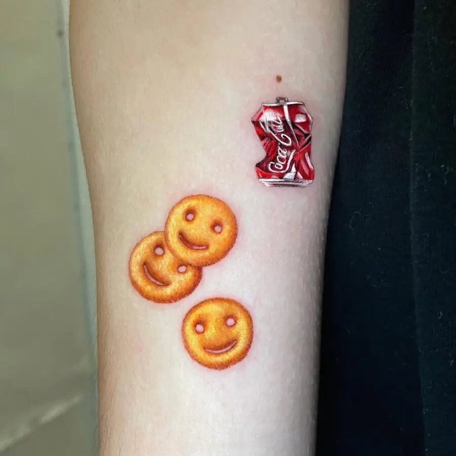 Whimsical smileys with a classic soda twist