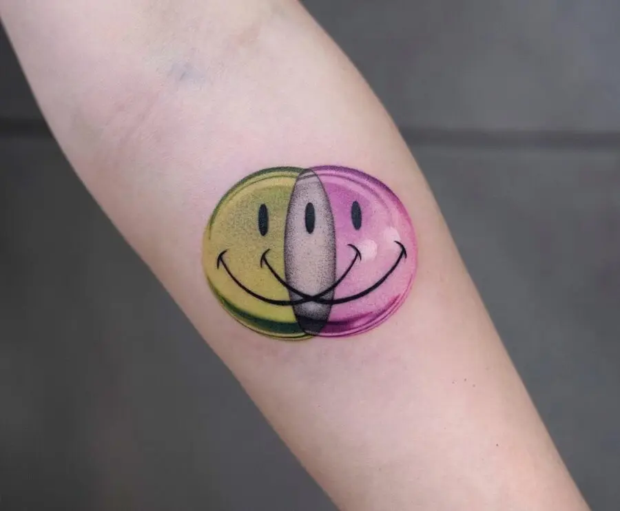Vibrant Smiley Faces Expressing Joy and Unity