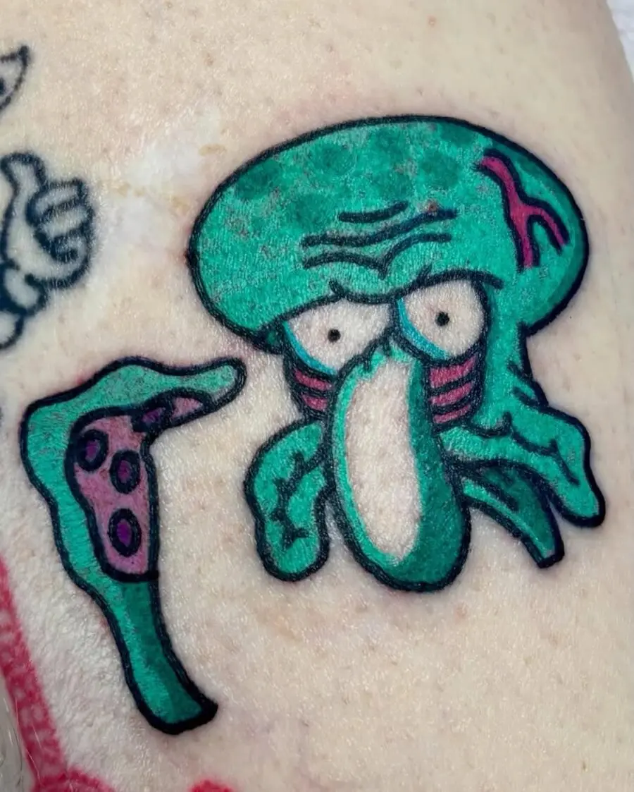 An amusing take on Squidward's character