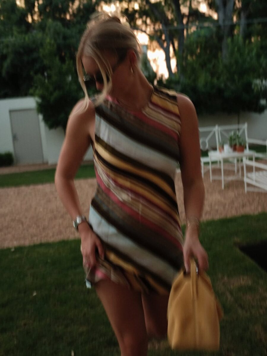 Chic Striped Mini Dress for Effortless Style